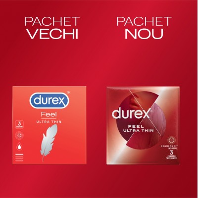 Prezervative Durex Feel Ultra Thin 3 Buc