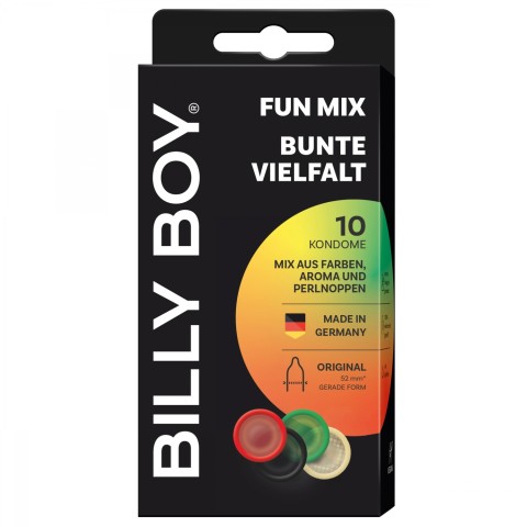 BILLY BOY, Prezervative Billy Boy Fun Mix 10 Buc, pasiune.ro