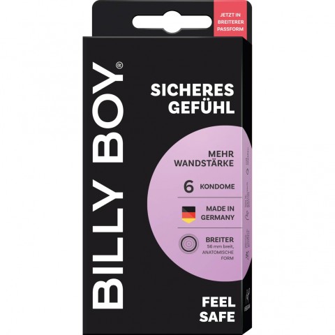 BILLY BOY, Prezervative Billy Boy Feel Safe 6 Buc, pasiune.ro