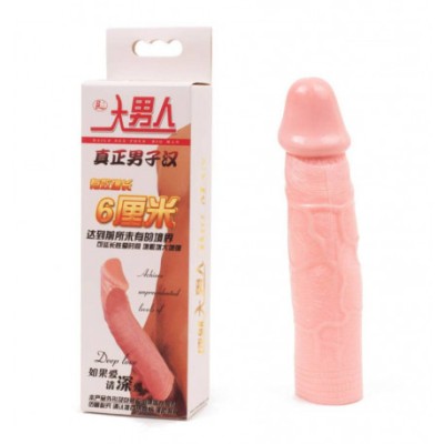 Extensie/manson Penis Realistic, Roz, 18 Cm