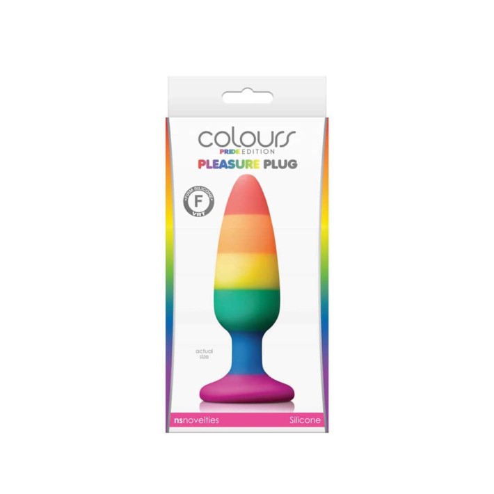 Dop Anal Multicolor Colours - Pride Edition Medium, 13 Cm