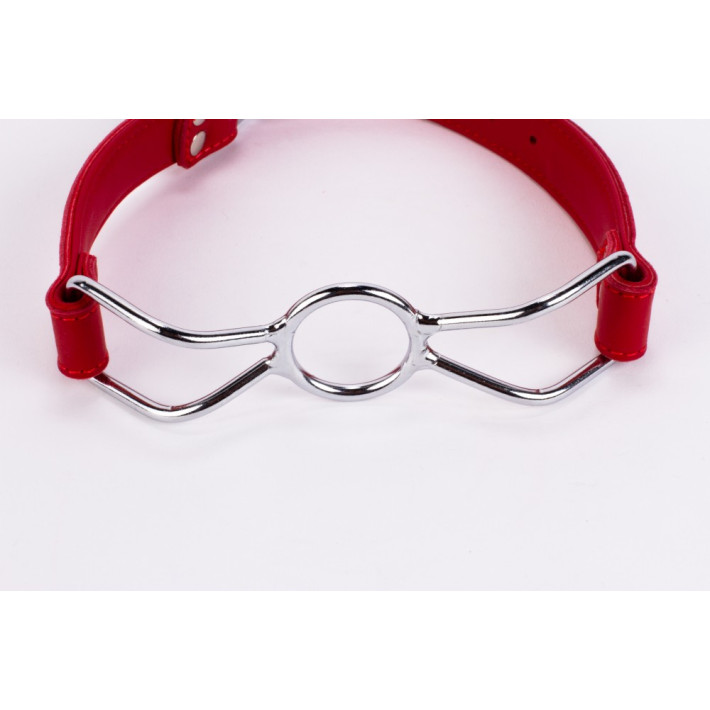 Calf Softy Leather Top And Lamb Leather Padding With Stainless Steel Mouth Piece Red 3
