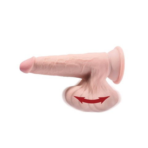 Pagina 9 - Dildouri Clasice, Dildo Clasic Cu Balans Testicule King Cock Triple Density, Natural, 17.8 Cm, pasiune.ro