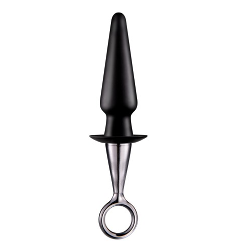 silicone, Dop Anal I, Negru, 12.5 Cm, pasiune.ro