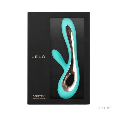 LELO, Vibrator Special Soraya 2, Turcoaz, 22 Cm, pasiune.ro