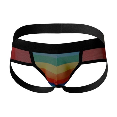 Chiloti C4m Mixed Jockstrap, Curcubeu, Xl