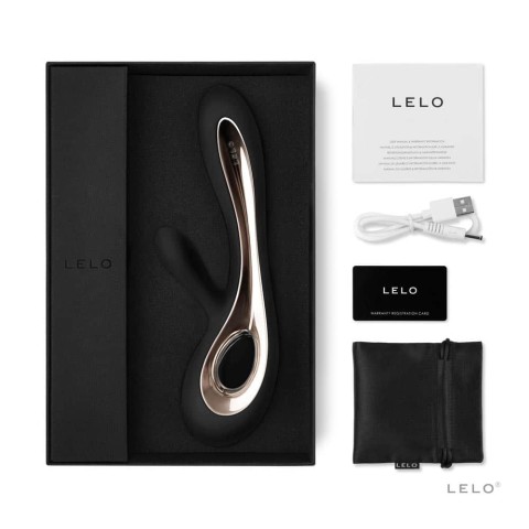 LELO, Vibrator Special Soraya 2, Negru, 22 Cm, pasiune.ro