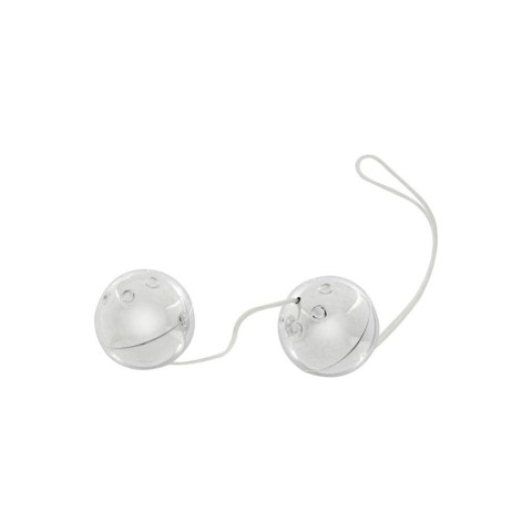 Bile vaginale, Bile Vaginale Cu Snur Silver, Argintiu, pasiune.ro