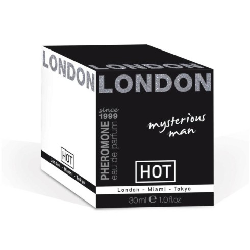 hot, Parfum Cu Feromoni Masculini London Mysterious Man, 30 Ml, pasiune.ro