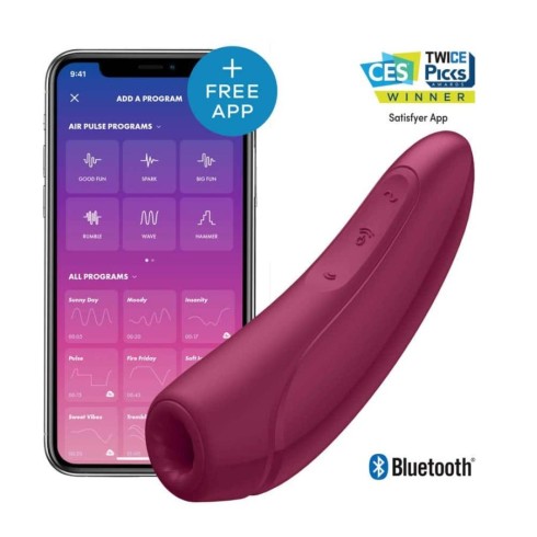 vibrator, Vibrator Special Curvy 1+ (rose Red), pasiune.ro