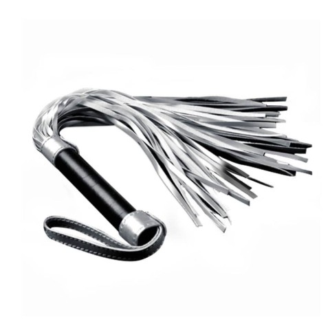 Bice si cravase sex, Bici Cu Franjuri Struggle My Flogger, Argintiu, 45 Cm, pasiune.ro