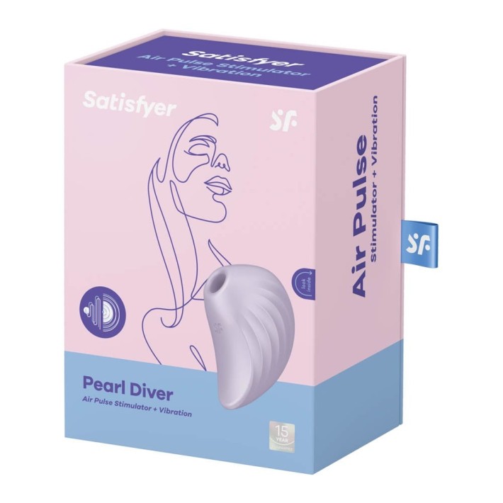 Vibrator Clitoridian Pearl Diver, Lila