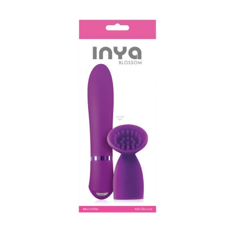 NS Toys, Vibrator Inya Blossom, Mov, 17 Cm, pasiune.ro