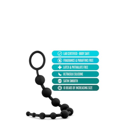 anal, Bile Anale Platinum Anal Adventures, Negru, pasiune.ro