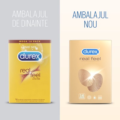 Prezervative Durex Real Feel 16 Buc