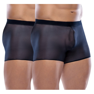 Set 2 Perechi Boxeri Transparenti Barbati