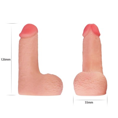 Dildo Ultra-realistic Skinlike Limpy Cock, Natural, 12.7 Cm