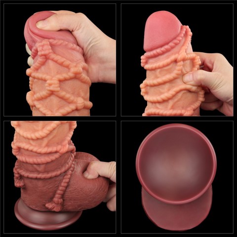Pagina 8 - Lovetoy, Dildo Realistic Extra Texturat Din Silicon Platinum Dublu-stratificat, Natural, 24 Cm, pasiune.ro