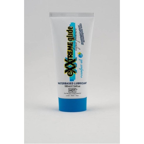 hot, Lubrifiant Pe Baza De Apa Exxtreme Glide, 100 Ml, pasiune.ro