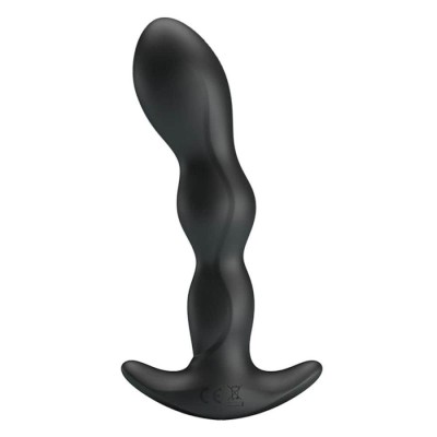 Dop Anal Cu Vibratii Special Anal Massager, Negru, 14.5 Cm