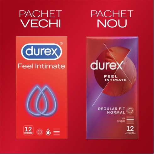 prezervative,  Prezervative Durex Feel Intimate 12 Buc, pasiune.ro