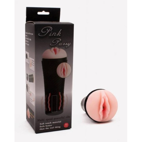 Lovetoys, Masturbator Cu Vibratii Pink Pussy, pasiune.ro