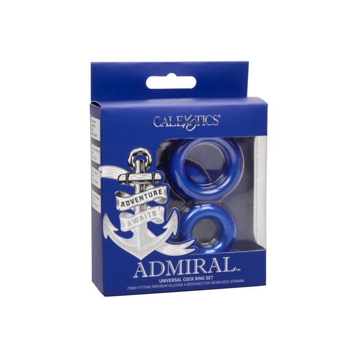 Set 3 Inele Admiral Albastre