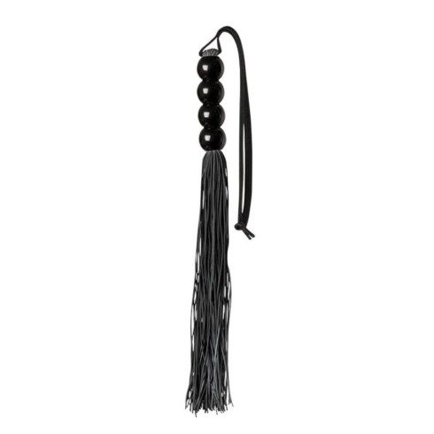 Bici Silicone Flogger, Negru, 35 cm