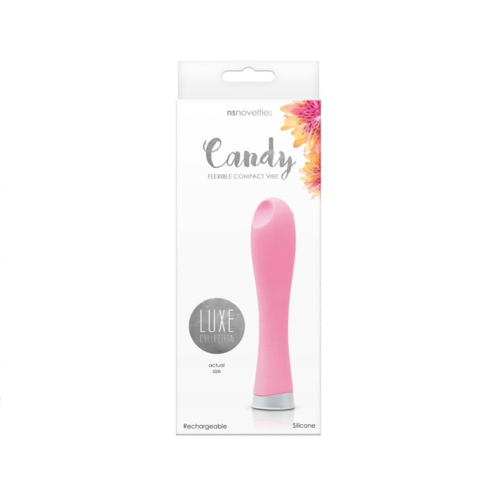 Vibrator Luxe Candy, Roz, 12 Cm