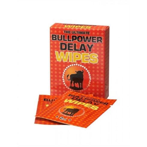 Servetele Umede Contra Ejacularii Precoce Bull Power Delay, 6 Buc X 2 Ml