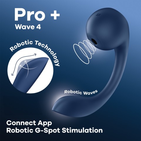 Vibratoare Duble, Vibrator Special Pro+ Wave 4 Connect App, pasiune.ro