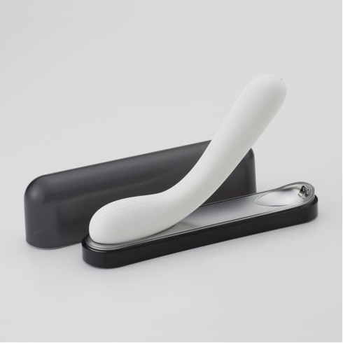 tenga, Vibrator Punctul G Iroha Mai Tsuru, Alb, 17 Cm, pasiune.ro