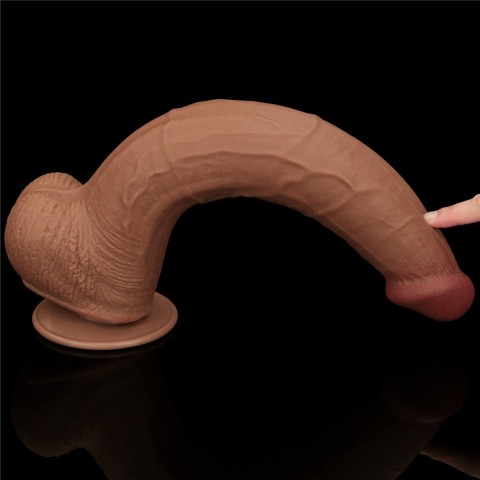 Pagina 37 - Lovetoys, Dildo Ultra Realistic King Sized Sliding Skin Dual Layer Dong, Brun, 34 Cm, pasiune.ro