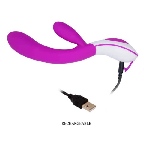Vibratoare Rabbit, Vibrator Rabbit Colby, Violet, 21.5 Cm, pasiune.ro