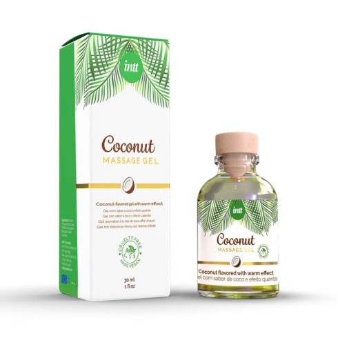 stimulant, Gel Stimulant Vegan Cu Efect Incalzire Si Aroma Cocos, 30 Ml, pasiune.ro