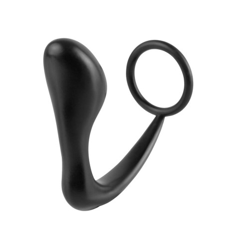 cleaner, Inel Penis Si Dop Anal Ass Gasm Cockring, Negru, pasiune.ro