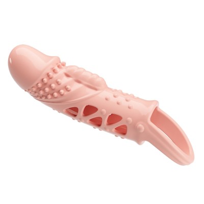 Manson / Prelungitor Pentru Penis Cu Vibratii Cecilia, Natural, +2.5 Cm