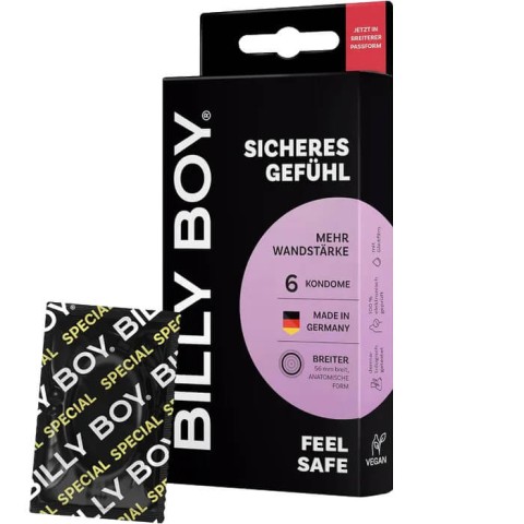 BILLY BOY, Prezervative Billy Boy Feel Safe 6 Buc, pasiune.ro