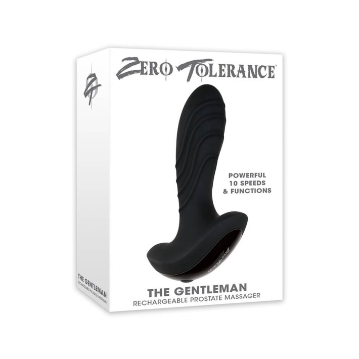 Vibrator Anal The Gentleman, Negru, 12 Cm 5