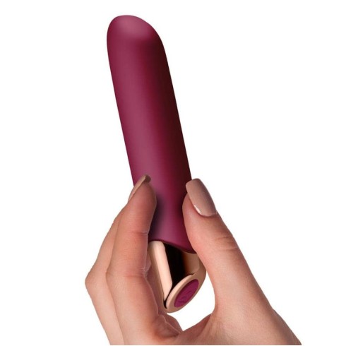 vibrator, Vibrator Clasic Chaiamo, Burgundy, 16 Cm, pasiune.ro