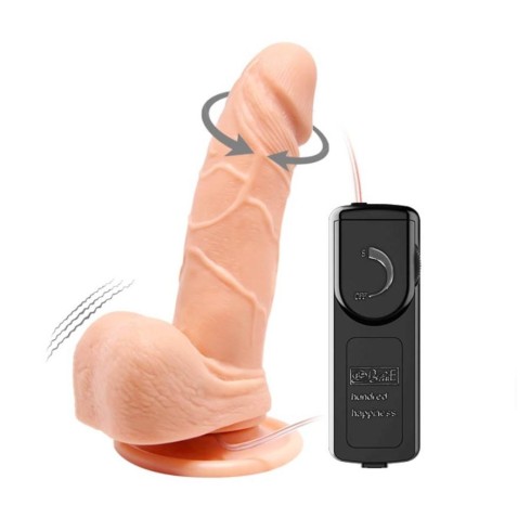 Vibrator Realistic Barbara Mark, Natural, 15 cm