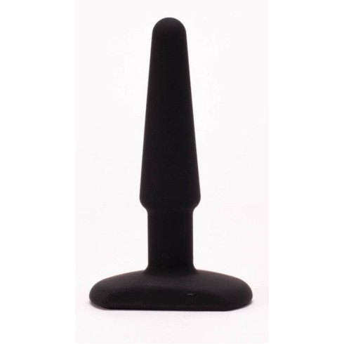 silicone, Dop Anal Clasic Black Mont, Negru, 11 Cm, pasiune.ro
