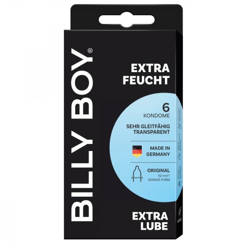 BILLY BOY, Prezervative Billy Boy Extra Lube 6 Buc, pasiune.ro