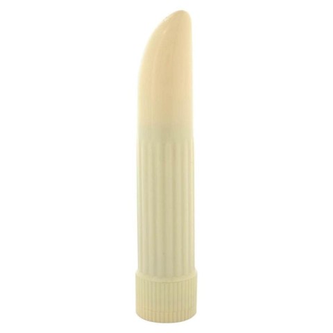 Vibratoare Clasice, Vibrator Lady Finger, Crem, 13 Cm, pasiune.ro
