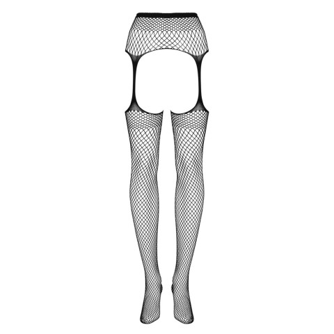 Dresuri, Colanti, Ciorapi, Ciorapi Sexy Tip Plasa Cu Portjartier, Negru, S/m/l, pasiune.ro