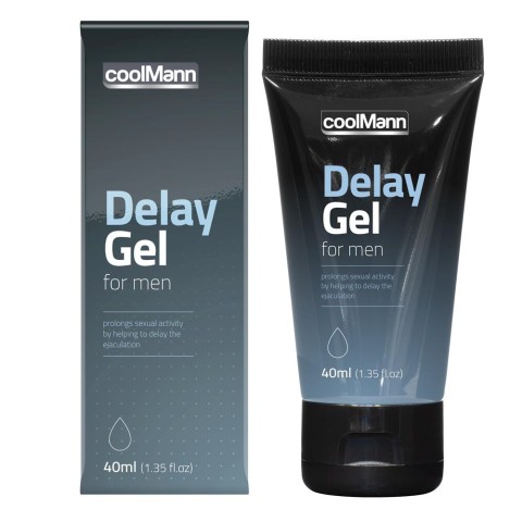 Intarzierea ejacularii, Gel Pentru Intarzierea Ejacularii Coolmann Delay Gel, 40 Ml, pasiune.ro
