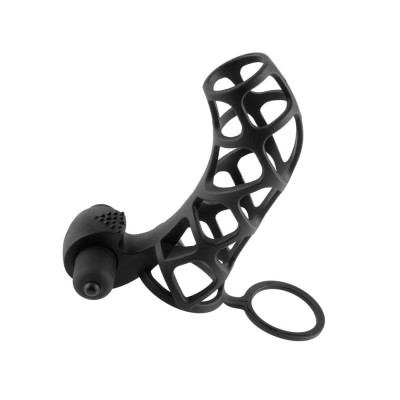 Inel Penis Cu Vibratii Extreme Silicone Power Cage