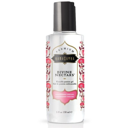 lubrifiant, Lubrifiant Pe Baza De Apa Cu Aroma De Capsuni Kamasutra 150 Ml, pasiune.ro