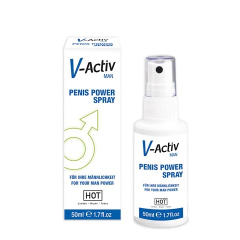 HOT, Spray Pentru Potenta V-activ, 50 Ml, pasiune.ro
