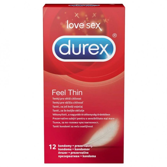 Prezervative Durex Feel Thin 12 Bucati